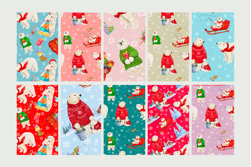 bear-cub-digital-seamless-patterns