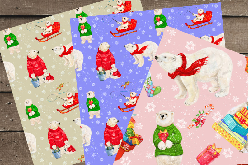 bear-cub-digital-seamless-patterns