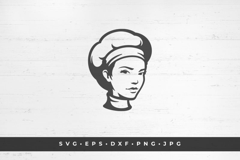 chef-woman-face-icon-isolated-on-white-background-vector-illustration