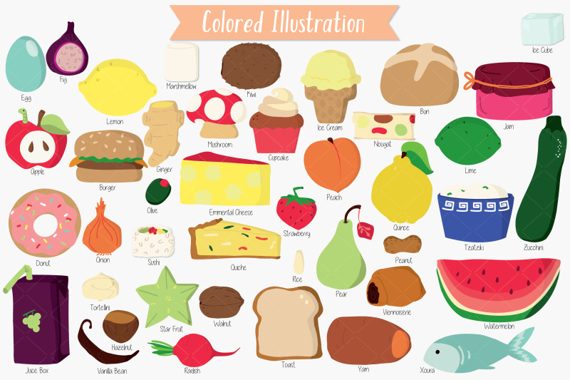 a-z-food-color-doodle-hand-drawn-fruit-vegetable-sweets-s