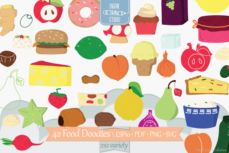 a-z-food-color-doodle-hand-drawn-fruit-vegetable-sweets-s