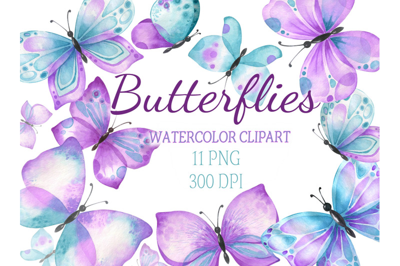 watercolor-butterfly-clipart-purple-turquoise-butterflies-clip-art-png