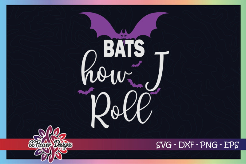 bats-how-i-roll-funny-bat-halloween