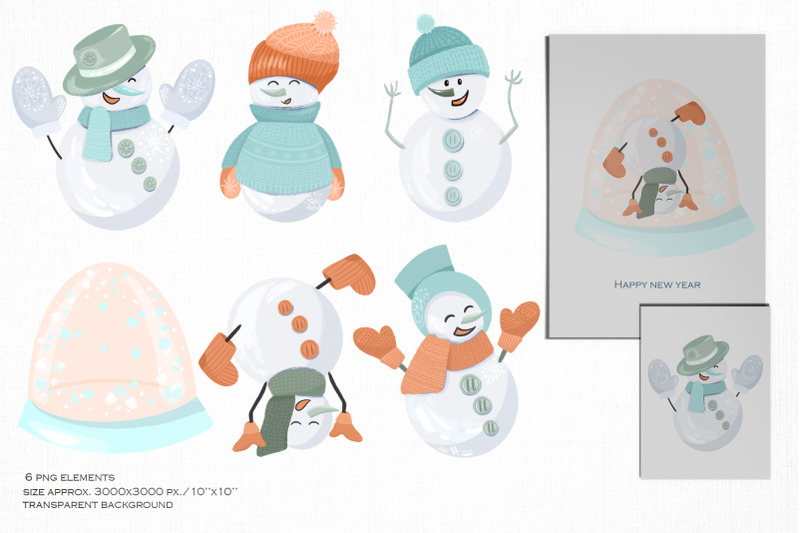 snowman-clipart-part-1