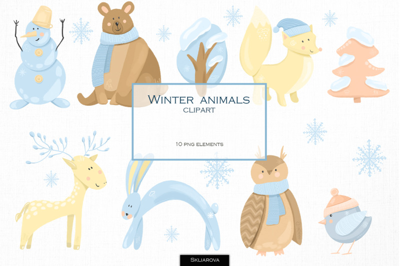 winter-animals-clipart