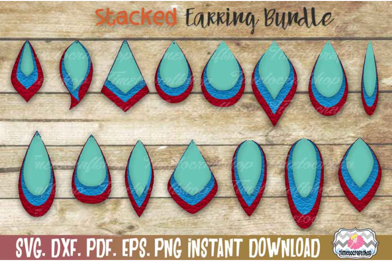 stacked-earring-bundle-svg-teardrop-earring-layered-earring-template