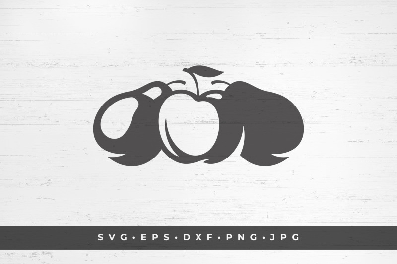 apple-and-pear-icon-isolated-on-white-background