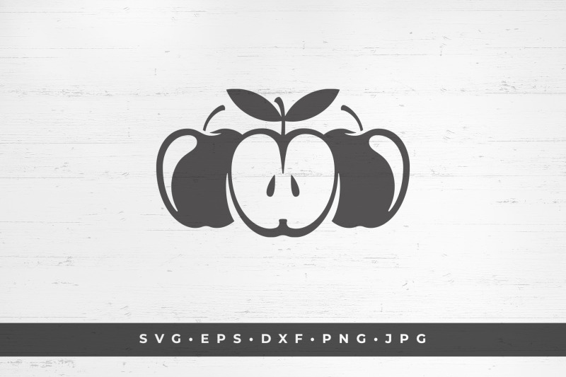 three-apples-icon-isolated-on-white-background-vector