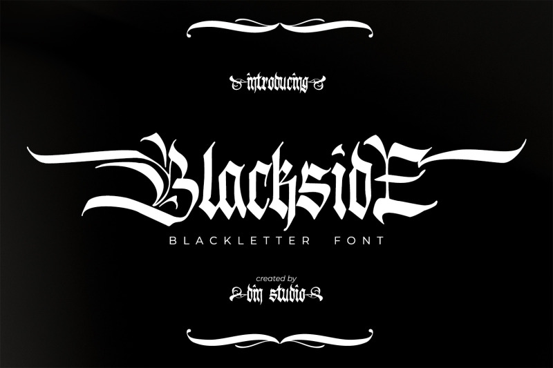 blackside-blackletter-font