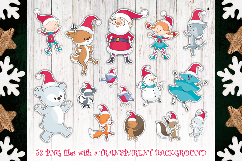 holiday-cheer-christmas-print-and-cut-stickers-set