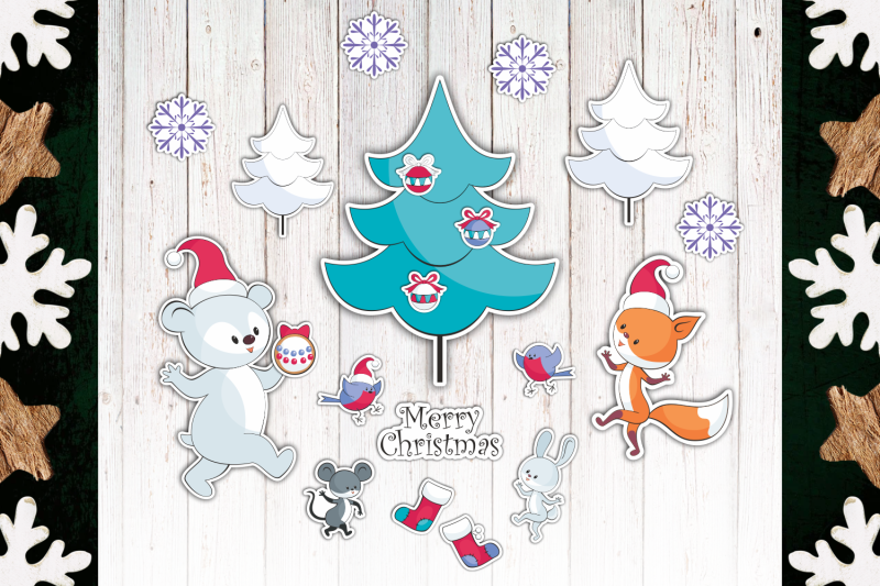 holiday-cheer-christmas-print-and-cut-stickers-set