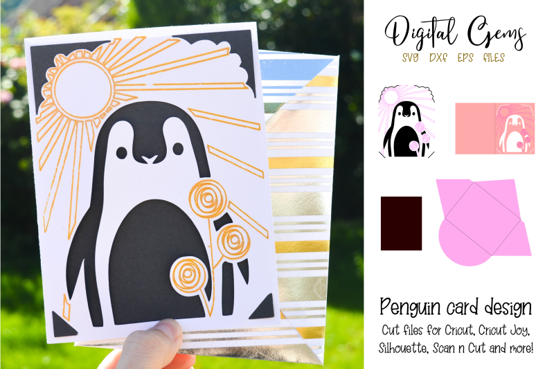penguin-card-design
