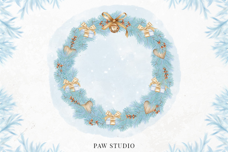 christmas-wreath-clipart-winter-decorations-holiday-cards