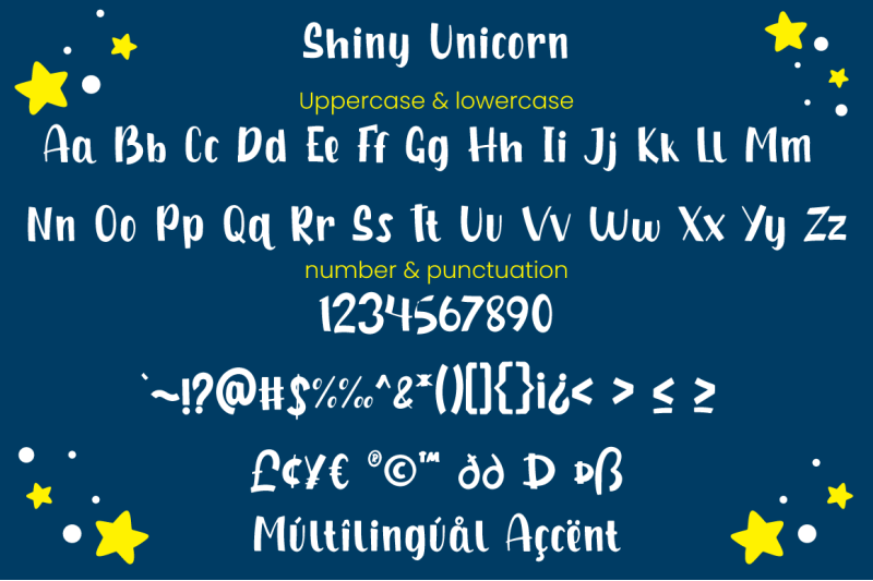 shiny-unicorn-display-font