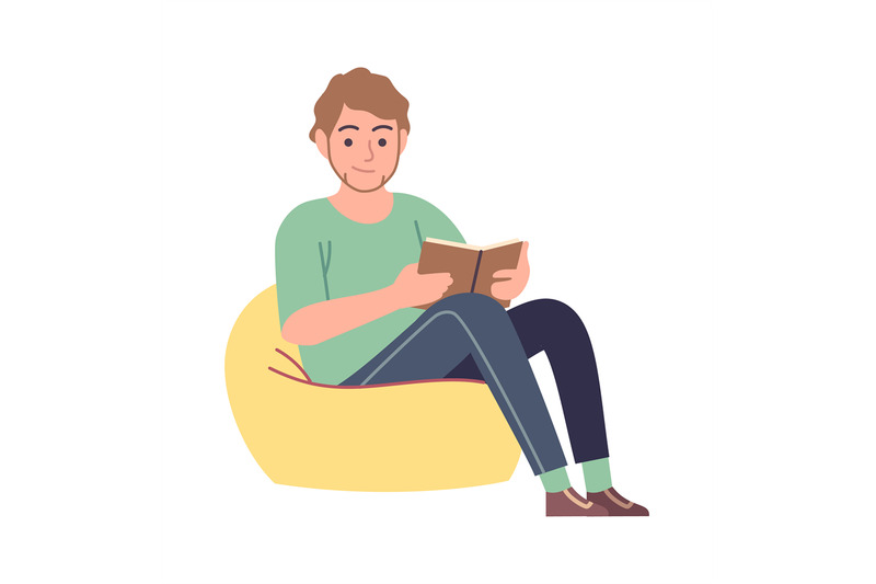 reader-man-reading-literature-sitting-on-yellow-comfort-armchair-stu