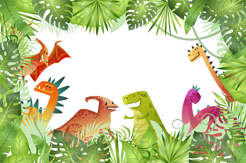 jungle-background-funny-dinosaurs-on-rainforest-background-animal-dr