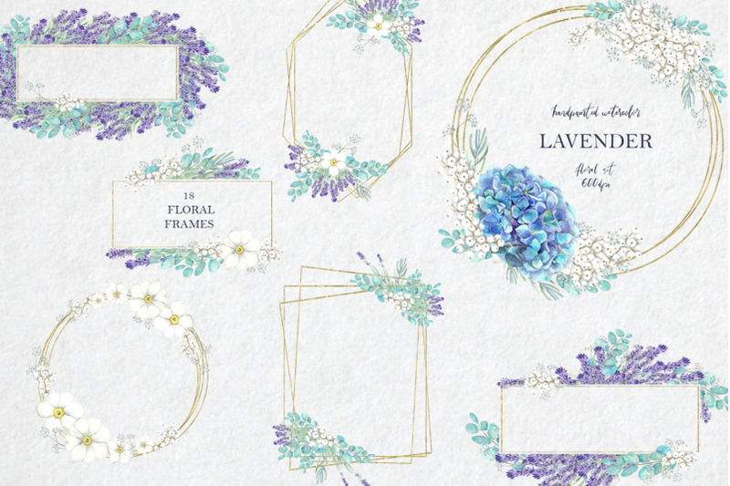 lavender-floral-set