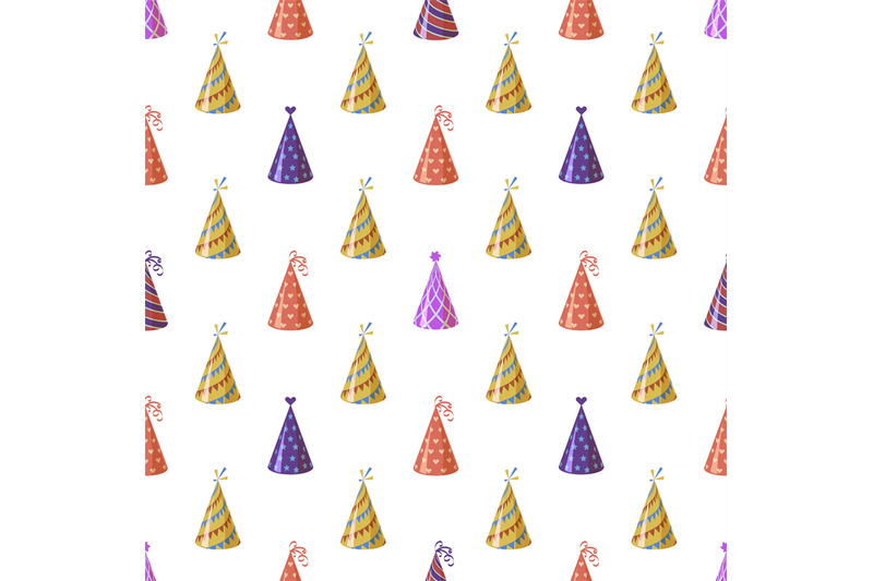 party-caps-seamless-pattern-bright-multicolor-carnival-festive-cone-w