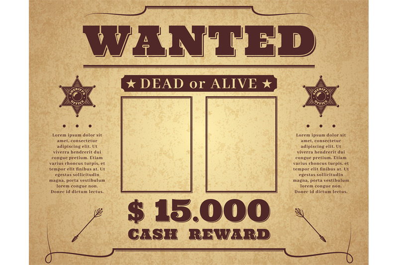 wanted-poster-vintage-western-poster-with-empty-place-for-crime-photo