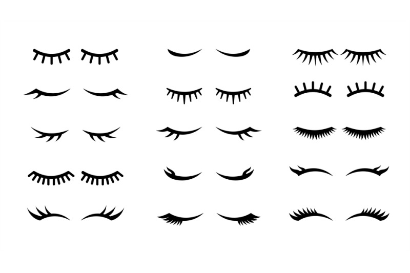 closed-girl-eyes-and-eyelashes-various-closed-eye-with-beautiful-blac