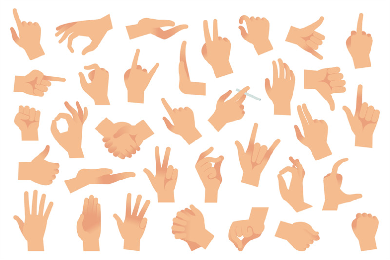 hand-gestures-various-arms-human-hands-ok-thumb-up-and-pointing-fi