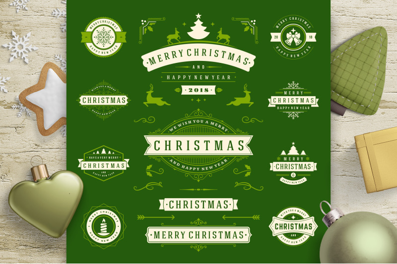 christmas-30-labels-and-badges