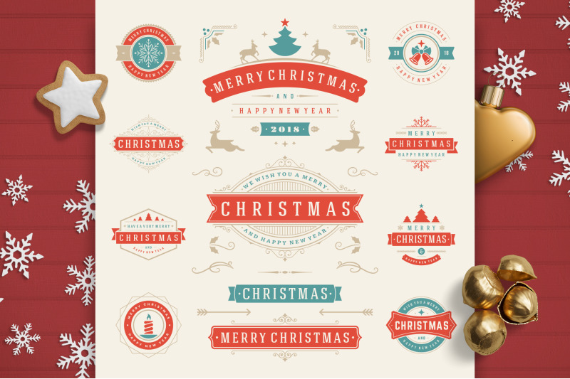 christmas-30-labels-and-badges