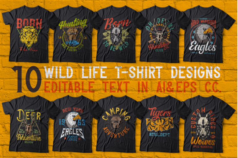 wild-animals-10-t-shirt-designs