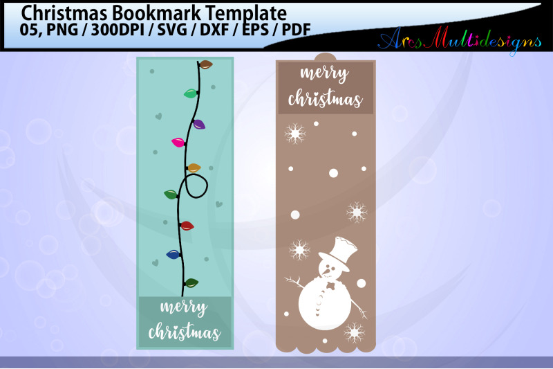 christmas-bookmark-template