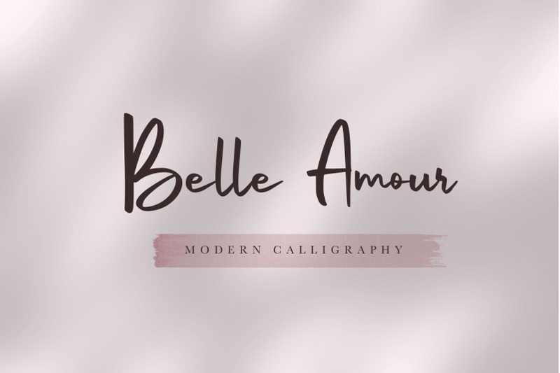 belle-amour-modern-calligraphy