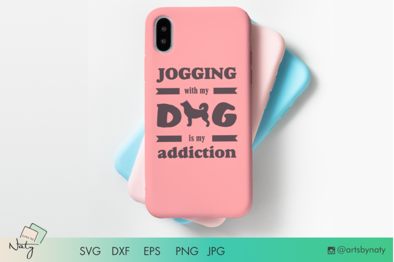 jogging-with-my-dog-is-my-addiction-cute-svg-and-sublimation-file