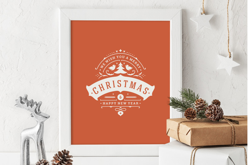christmas-saying-design-with-tree-silhouette