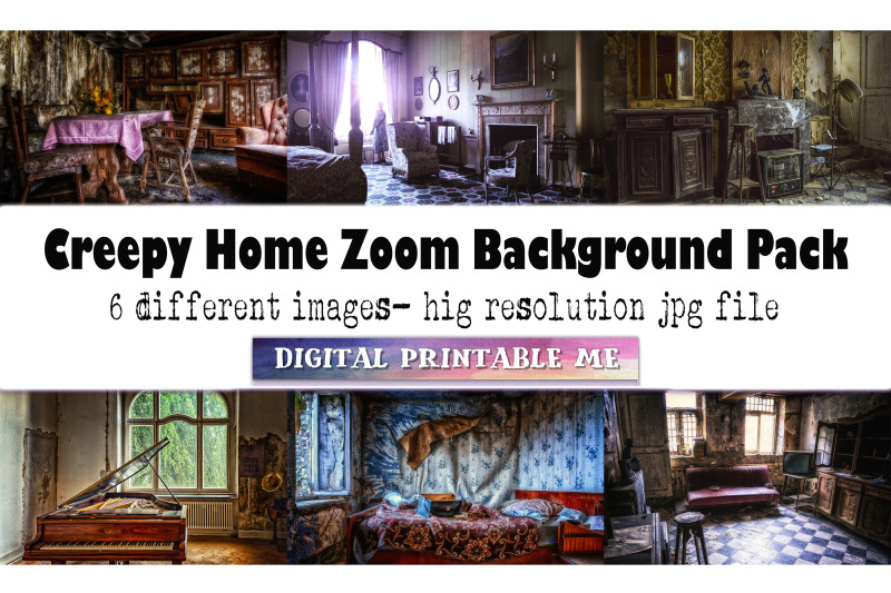 creepy-home-zoom-background-pack-6-digital-download-abandoned-house