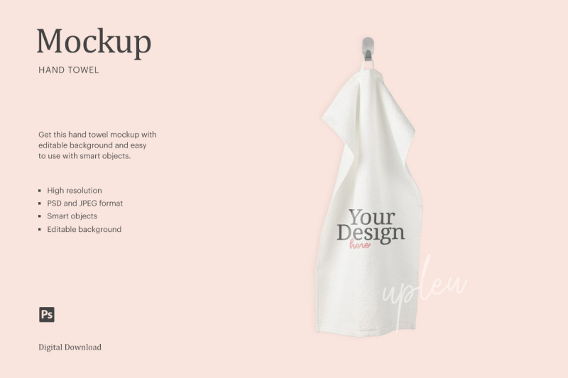 hand-towel-mockup