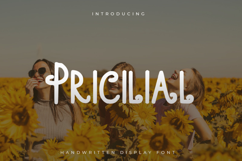 pricilial-display-font