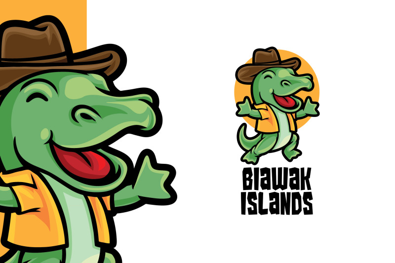 biawak-dragon-island-tour-logo-template