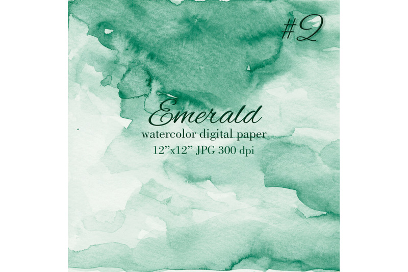 emerald-green-watercolor-texture-invitation-background