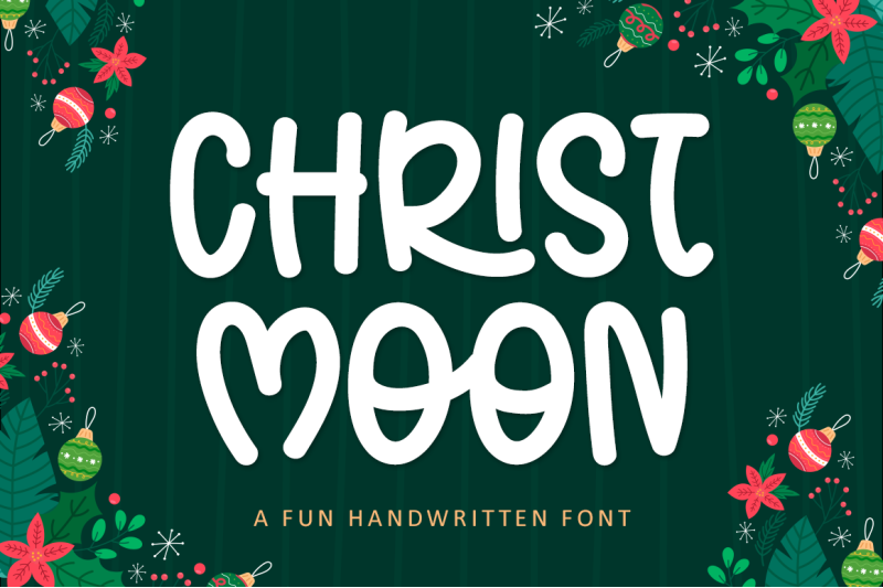christ-moon-a-fun-handwritten-christmas-font