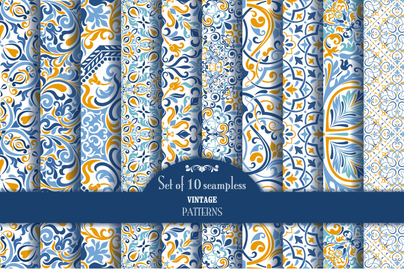 set-of-10-seamless-pattern-baroque