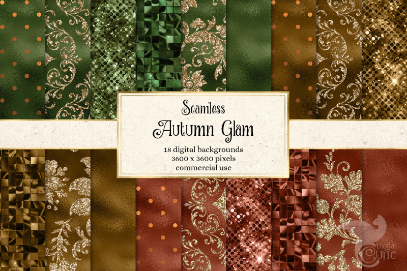 autumn-glam-digital-paper