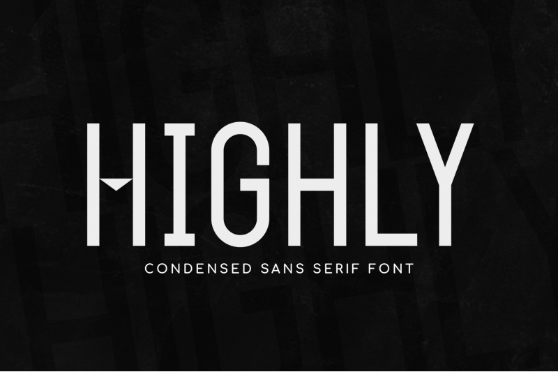 highly-condensed-sans-serif-font