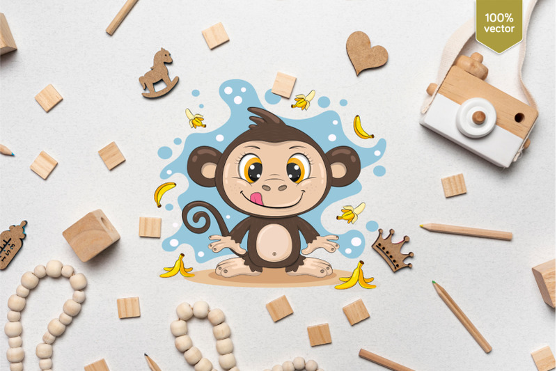 cute-cartoon-monkey