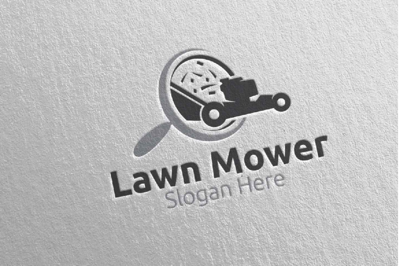 find-lawn-mower-gardener-mowing-logo-19