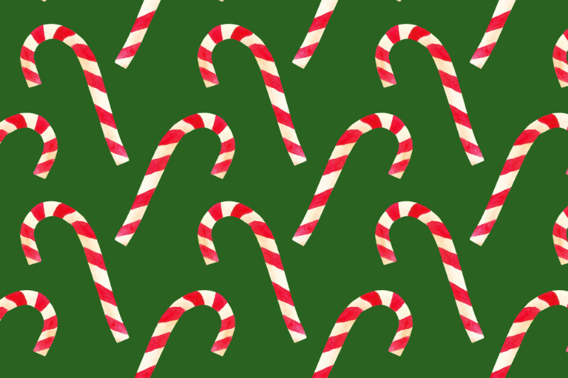 christmas-seamless-pattern-watercolor-candy-cane