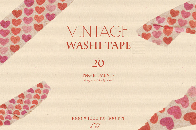 washi-vintage-tape-clipart-collection