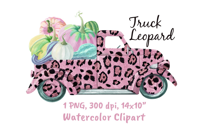 pink-truck-leopard-print-with-pumpkins