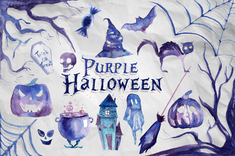 watercolor-purple-halloween-clipart