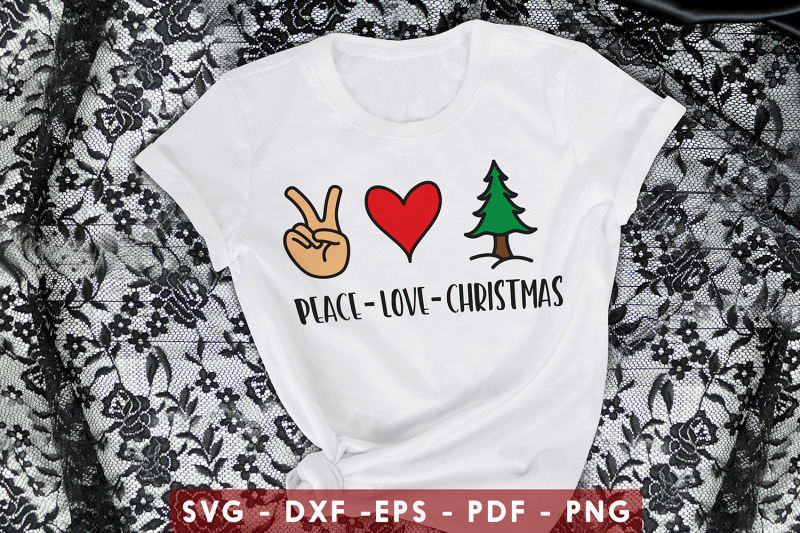 Download Peace Love Christmas, SVG, DXF, EPS, PNG, PDF, Christmas ...