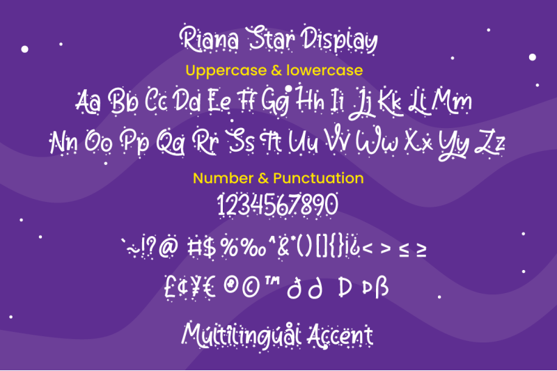 riana-star-display-font