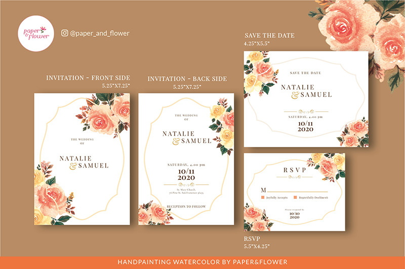 blissful-autumn-wedding-templates-amp-floral-bouquet-set